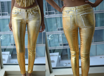 Gold Jeans (S/M)