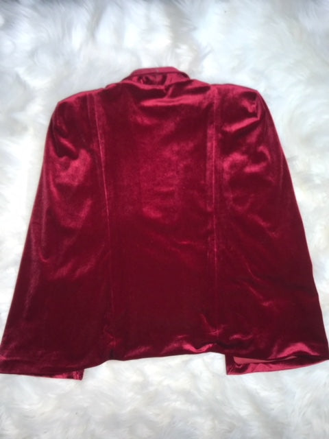 Velvet Maroon Jacket (S)